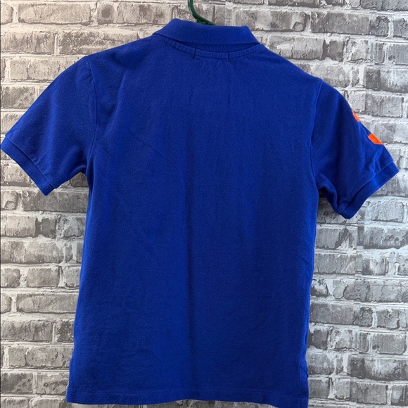 Polo by‎ Ralph Lauren Kids Royal Blue Polo with Orange Accents - Picture 7 of 7
